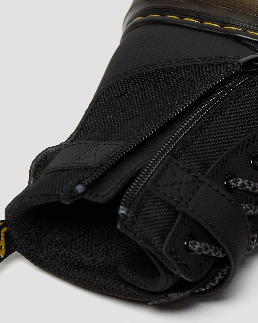 Černé dětské volnočasové boty dr. martens combs tech