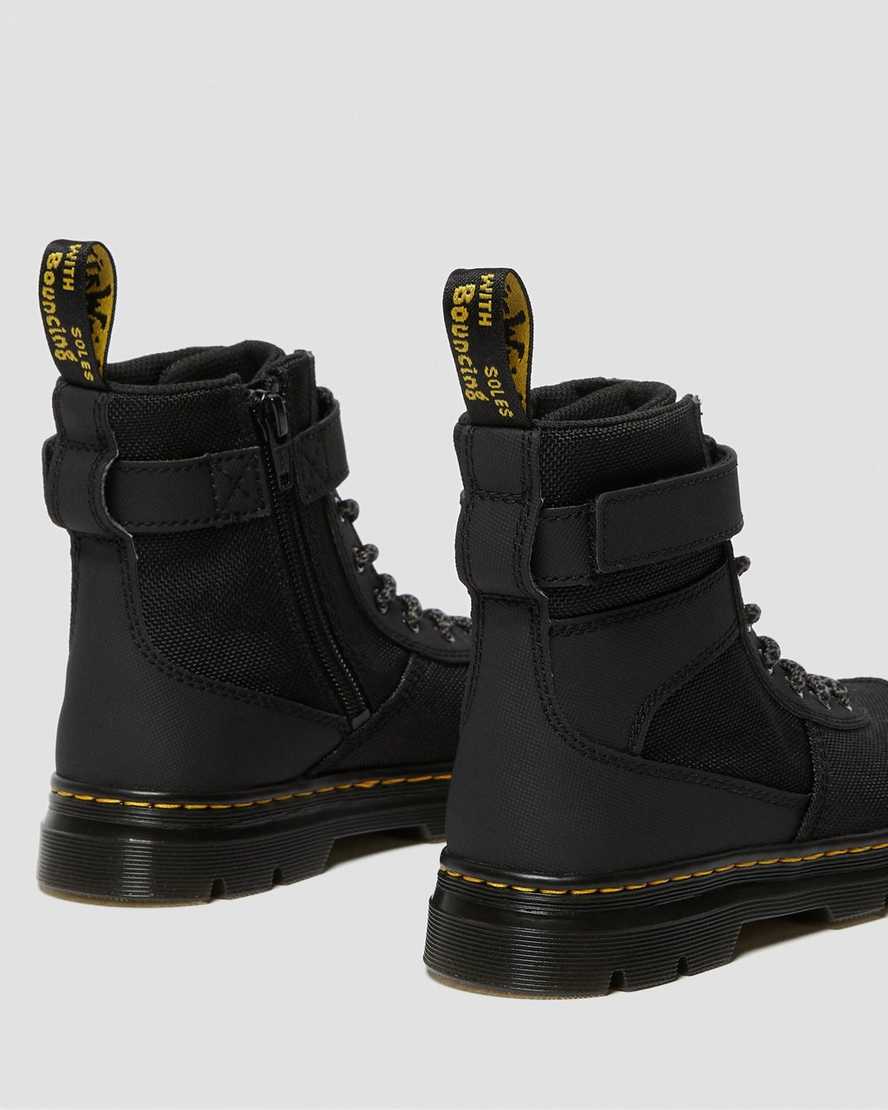 Černé dětské volnočasové boty dr. martens combs tech