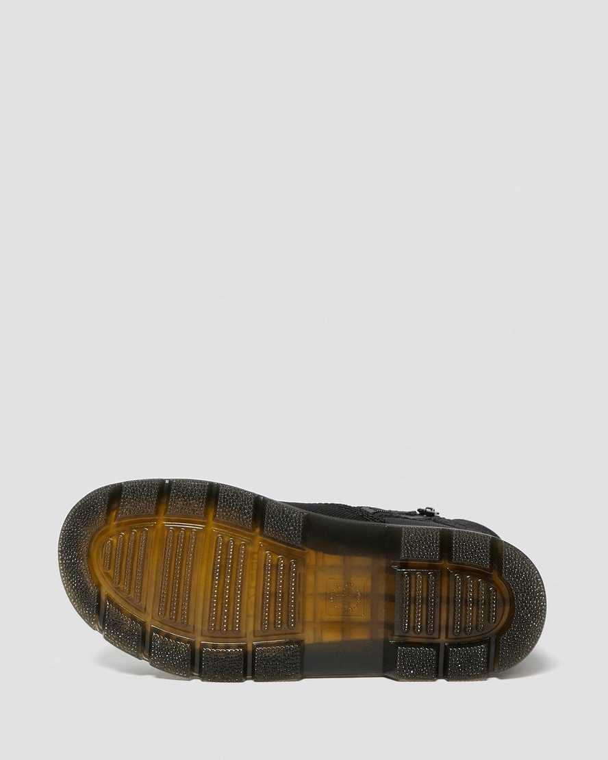 Černé dětské volnočasové boty dr. martens combs tech
