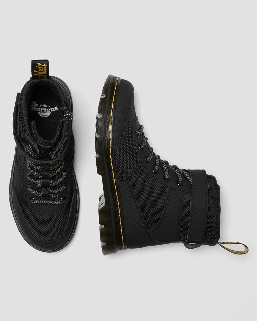 Černé dětské volnočasové boty dr. martens combs tech