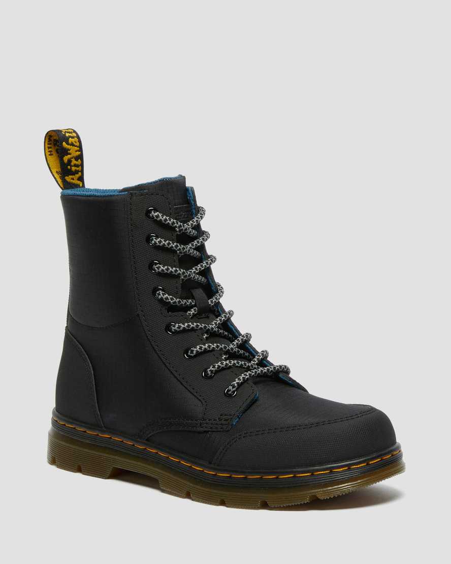 Černé dětské boty dr. martens combs utility
