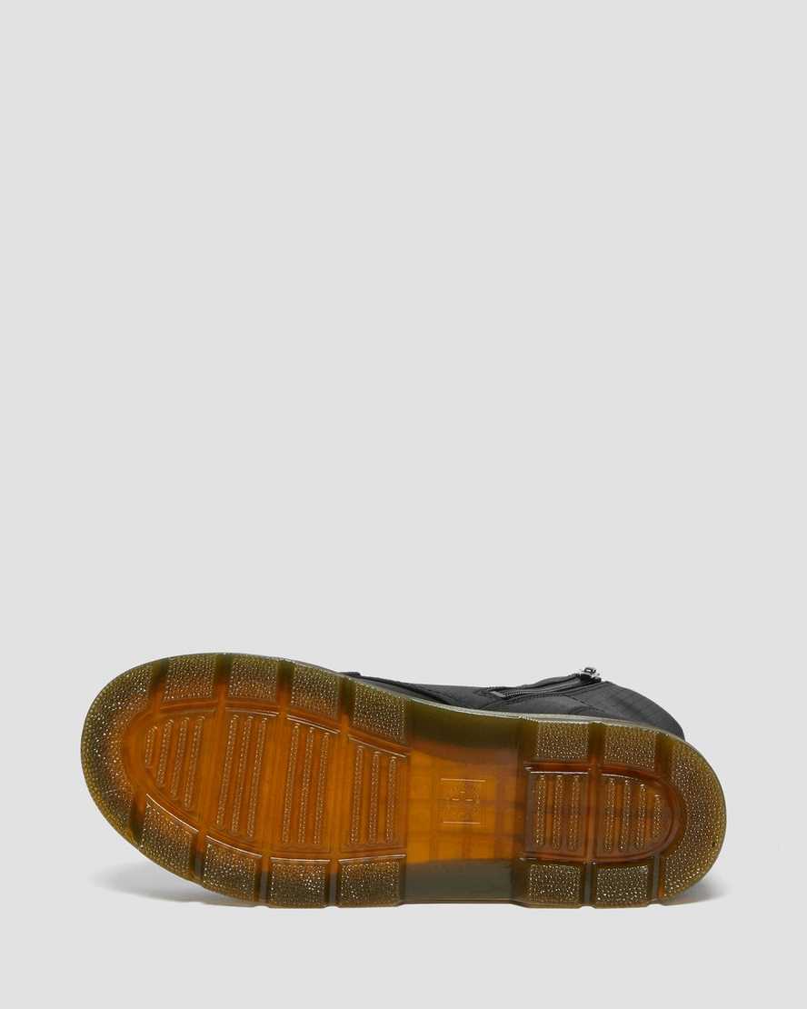 Černé dětské boty dr. martens combs utility