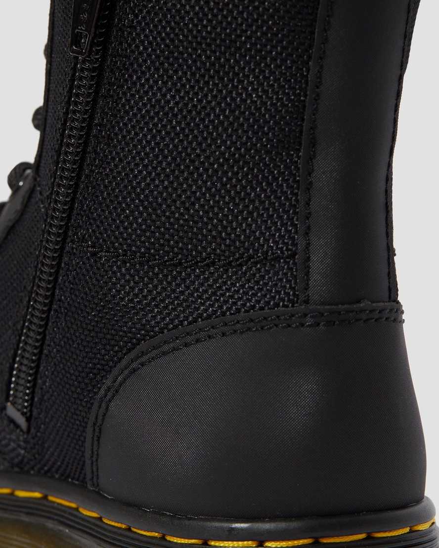 Černé dětské volnočasové boty dr. martens combs extra tough poly