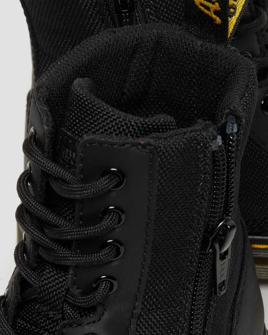 Černé dětské volnočasové boty dr. martens combs extra tough poly