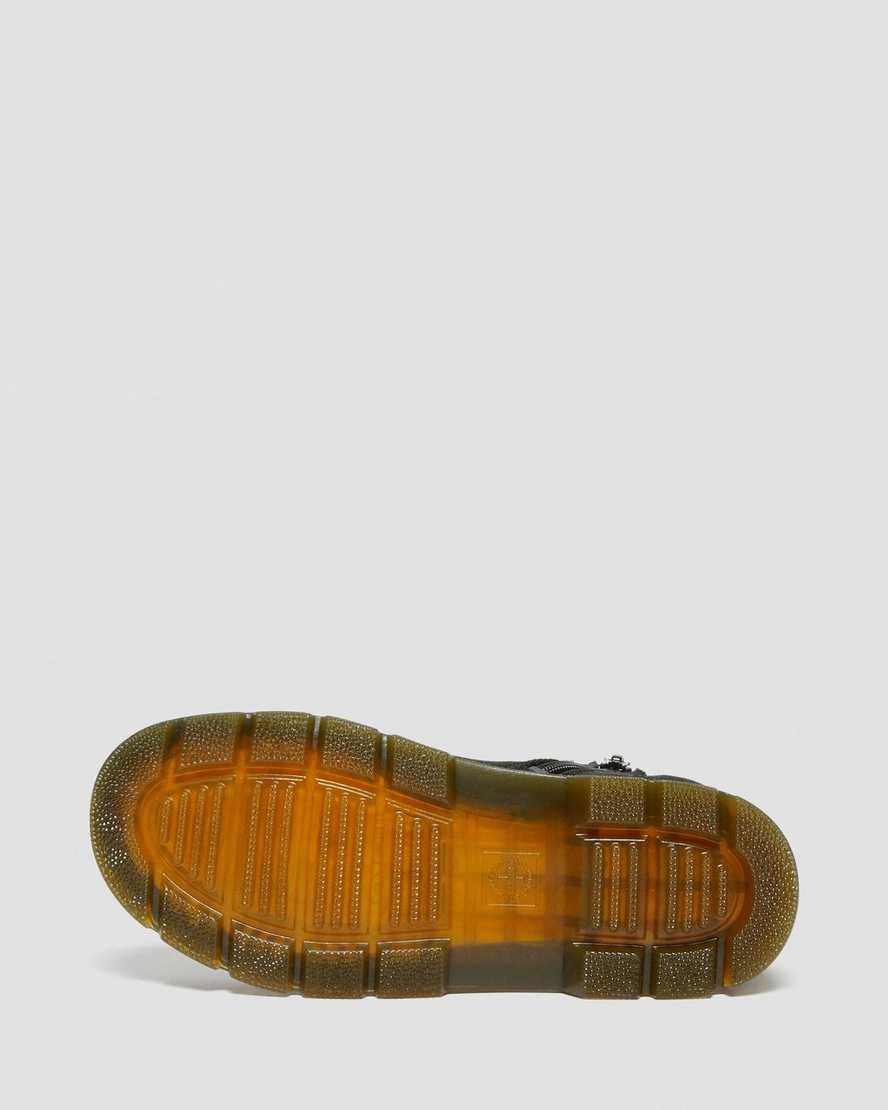 Černé dětské volnočasové boty dr. martens combs extra tough poly
