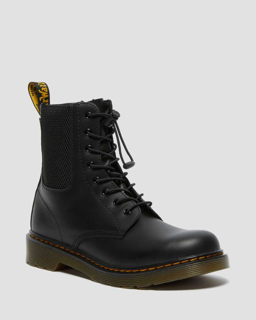 Černé dětské volnočasové boty dr. martens 1460 harper