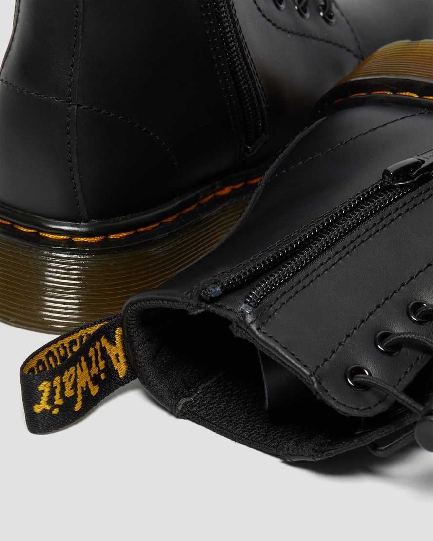 Černé dětské volnočasové boty dr. martens 1460 harper