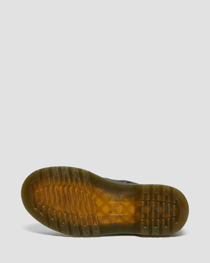 tmavě hnědé dětské boty dr. martens 2976 wildhorse chelsea