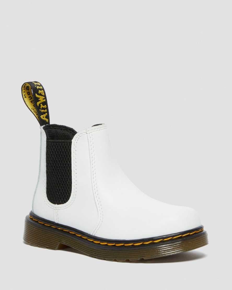 bílé dětské boty dr. martens 2976 chelsea