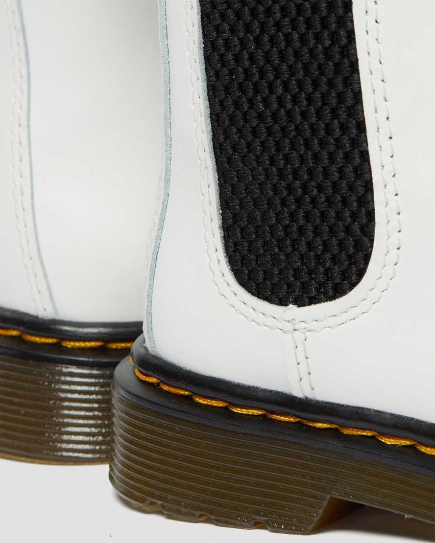 bílé dětské boty dr. martens 2976 chelsea