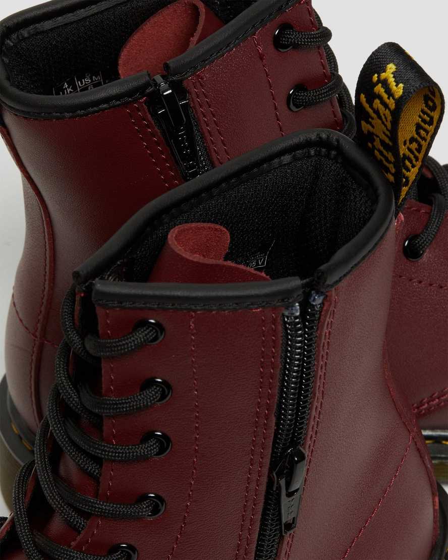 dětské šněrovací boty dr. martens 1460 softy t červené