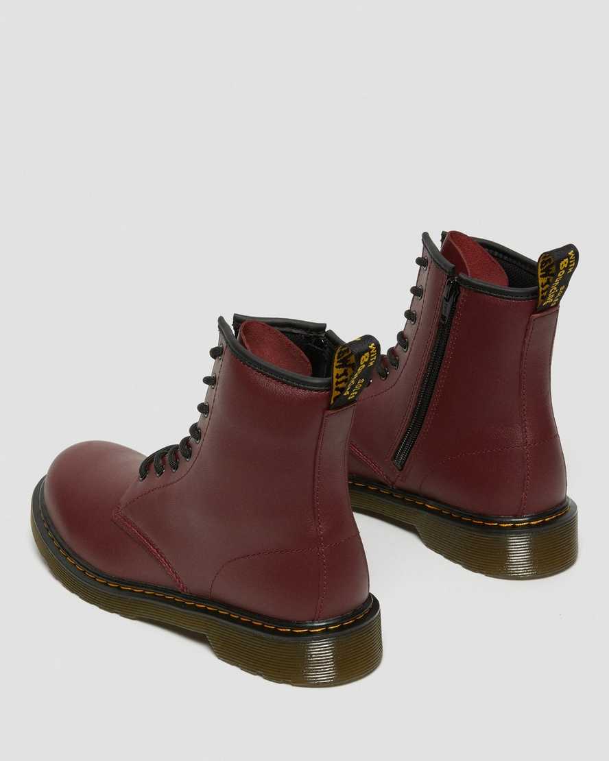 dětské šněrovací boty dr. martens 1460 softy t červené