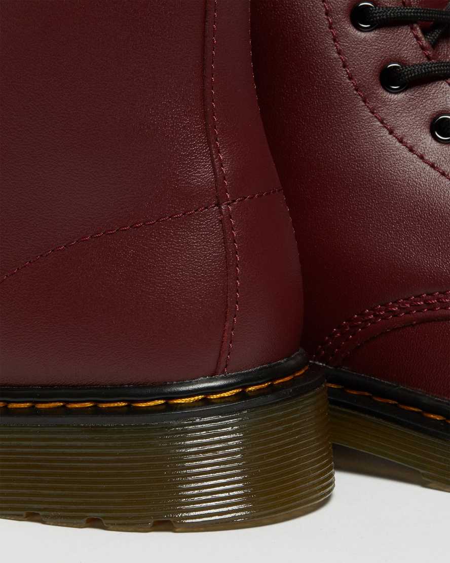 dětské šněrovací boty dr. martens 1460 softy t červené