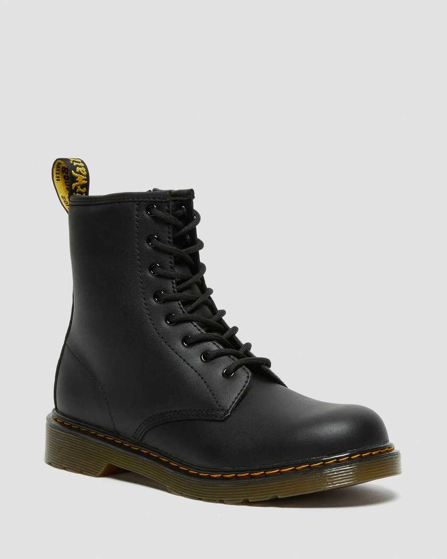 dětské šněrovací boty dr. martens 1460 softy t v černé barvě