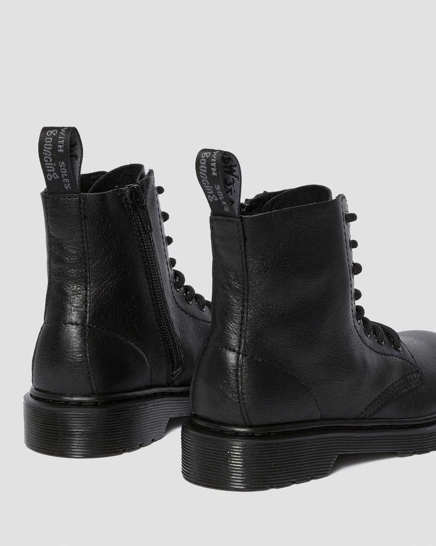 Černé dětské šněrovací boty dr. martens 1460 pascal