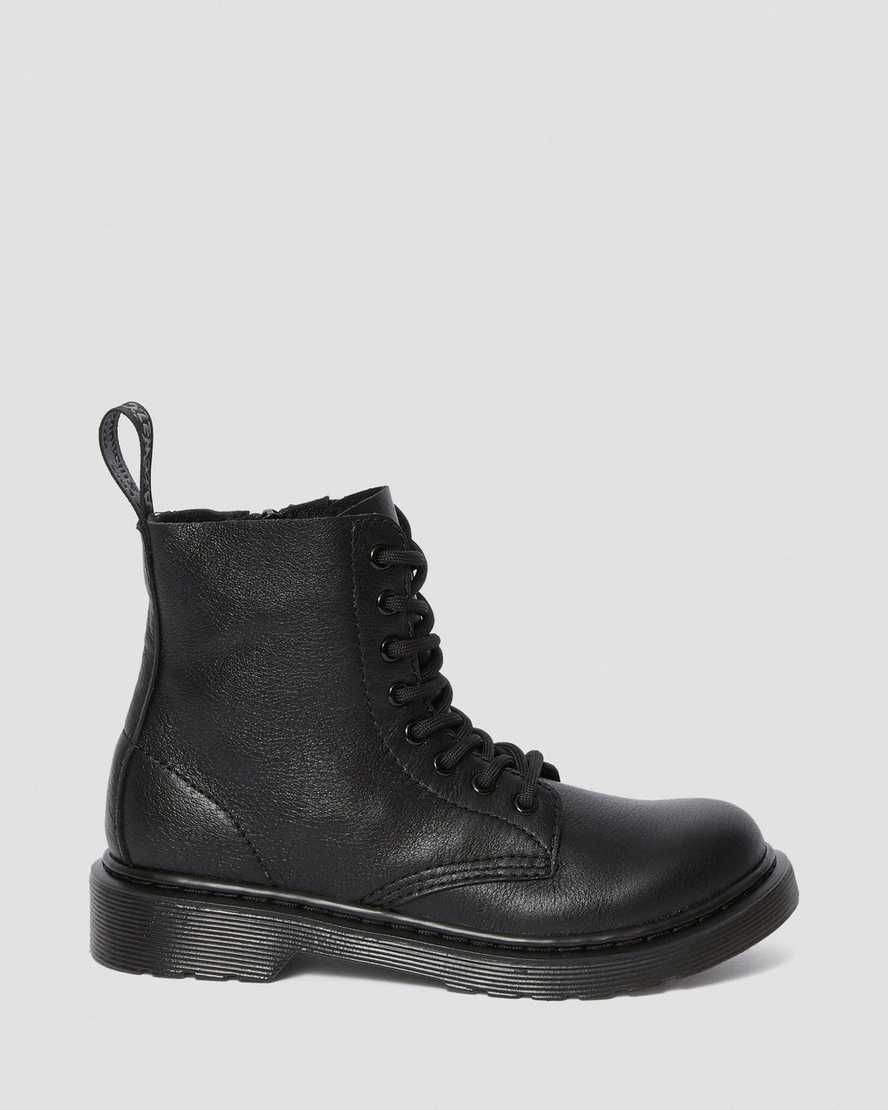 Černé dětské šněrovací boty dr. martens 1460 pascal