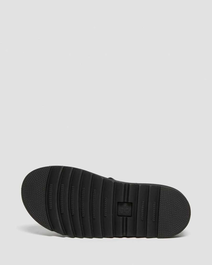 Černé dětské sandály dr. martens terry strap