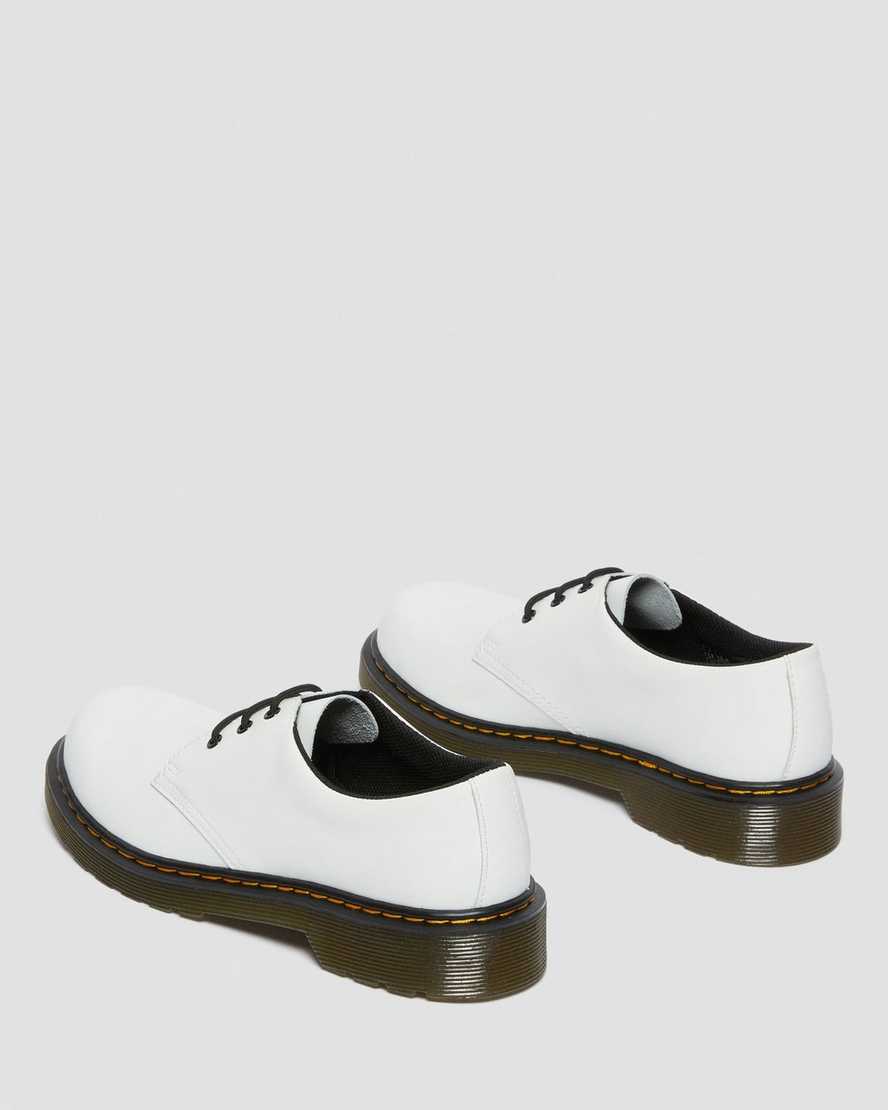 bílé dětské šněrovací boty dr. martens 1461