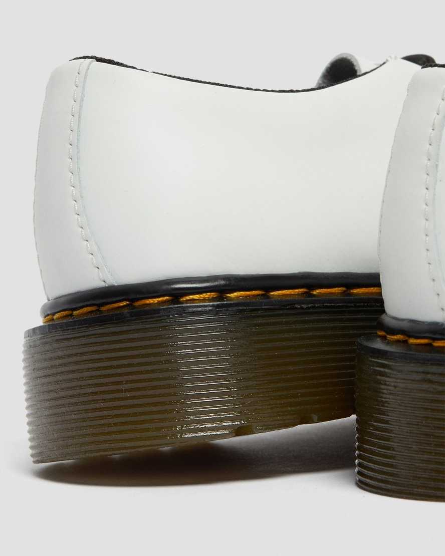 bílé dětské šněrovací boty dr. martens 1461