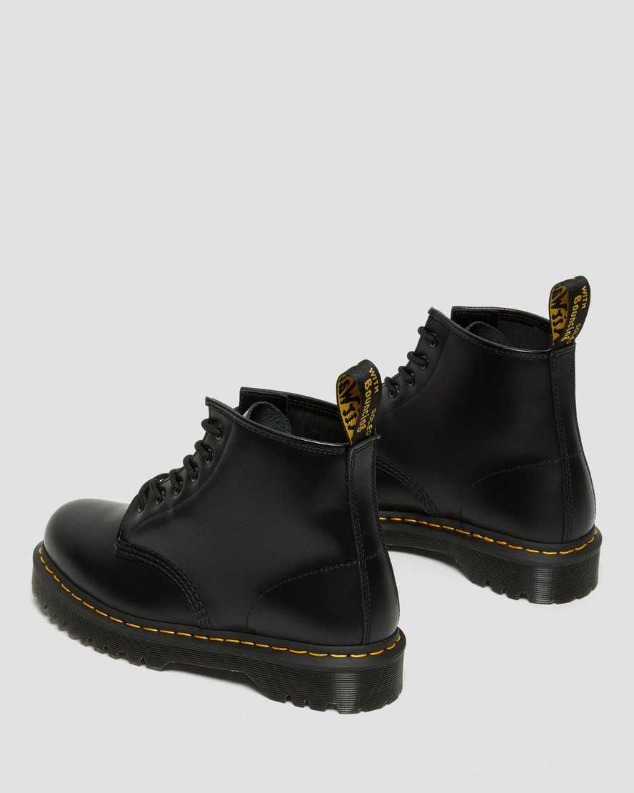 Černé pánské kotníkové boty dr. martens 101 bex smooth