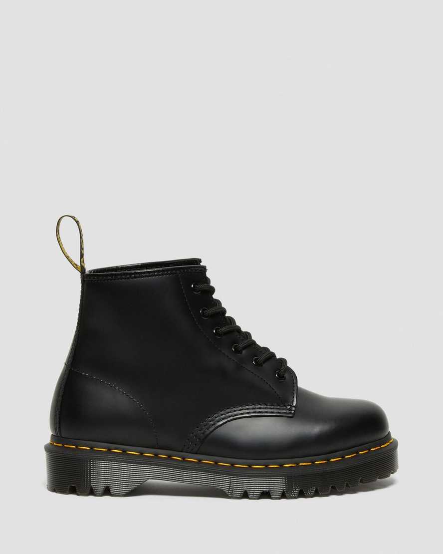 Černé pánské kotníkové boty dr. martens 101 bex smooth