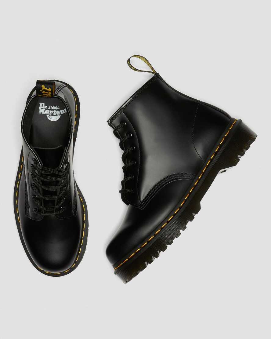 Černé pánské kotníkové boty dr. martens 101 bex smooth