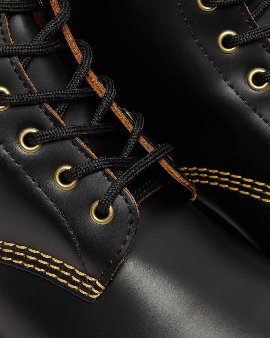 Černé pánské kotníkové boty dr. martens 101 vintage smooth