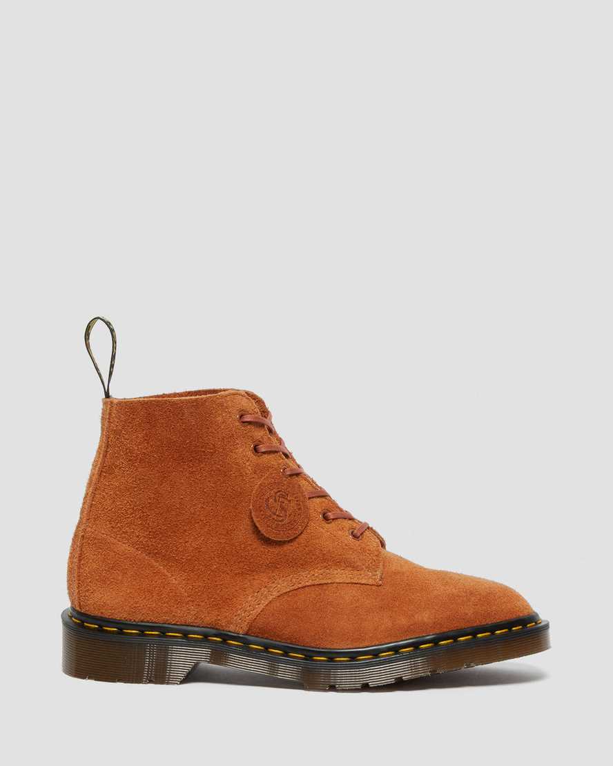 hnědé pánské kotníkové boty dr. martens 101