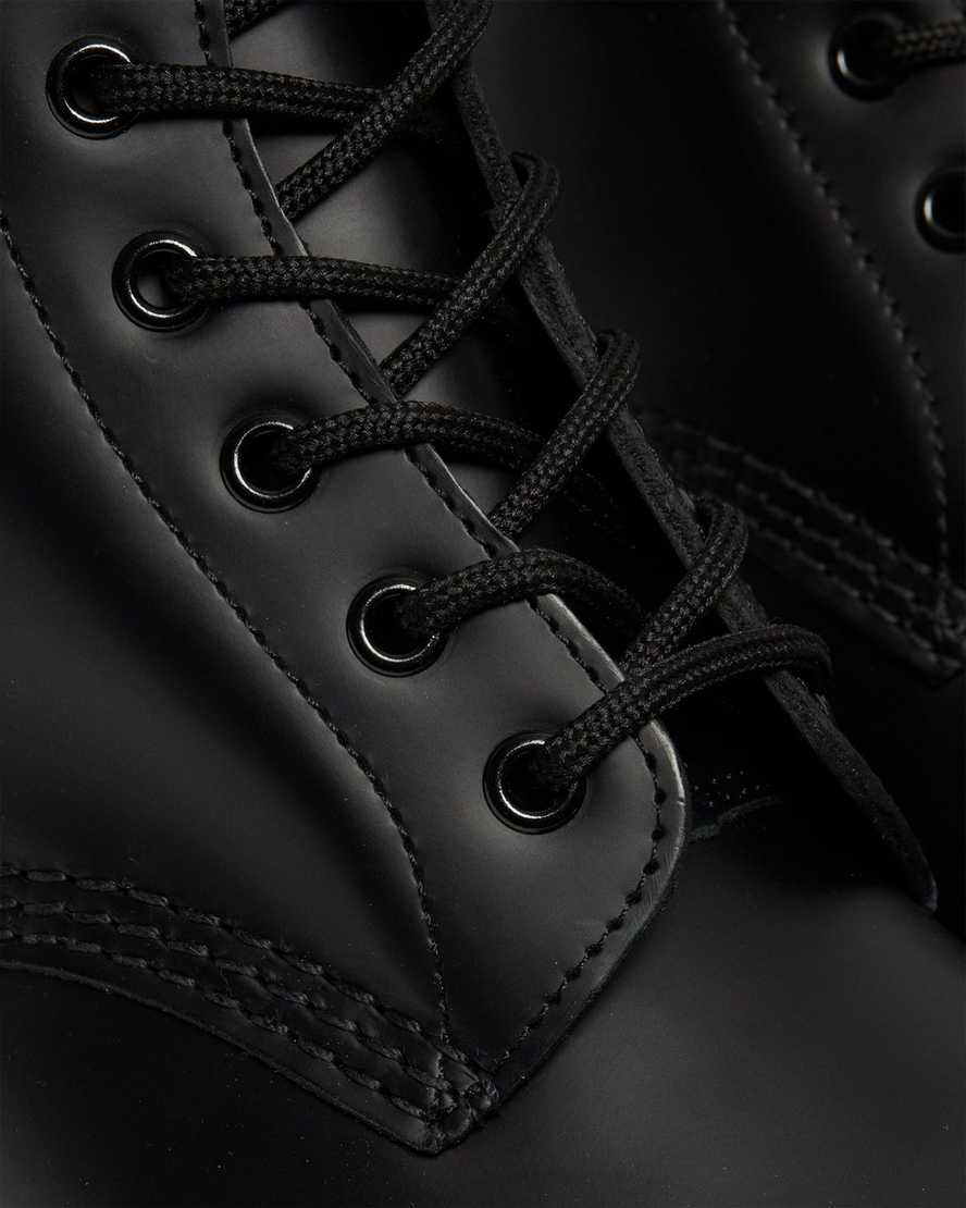 Černé pánské kotníkové boty dr. martens 101 yellow stitch smooth
