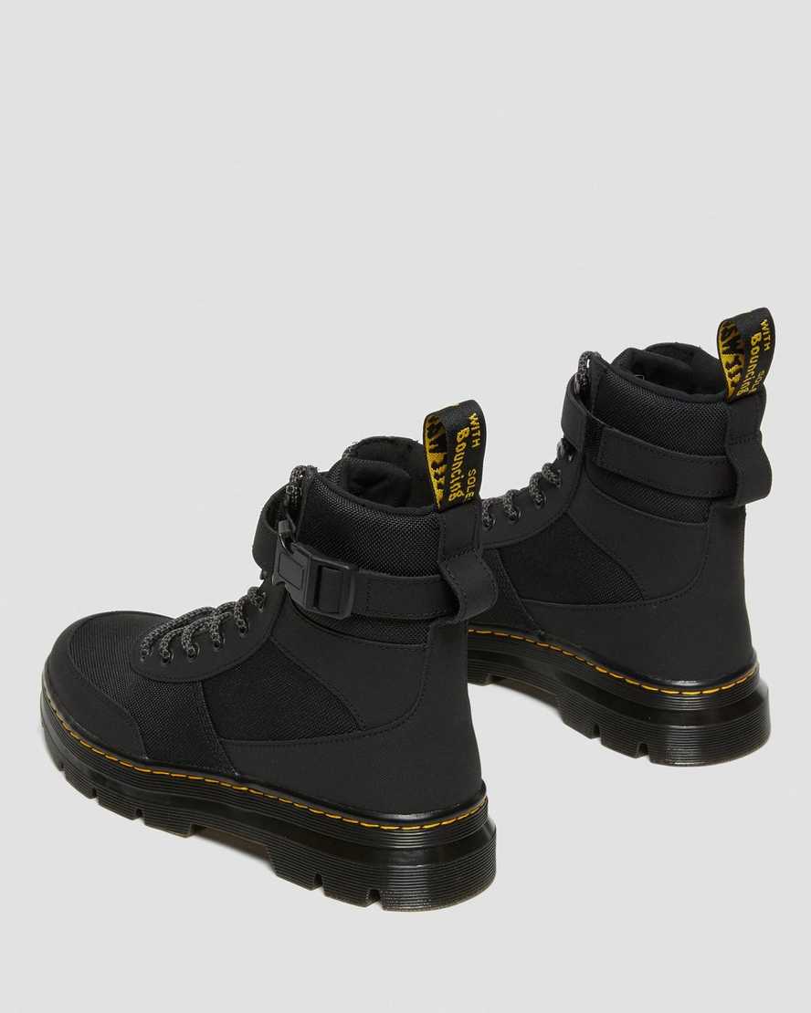 Černé pánské volnočasové boty dr. martens combs tech extra tough poly