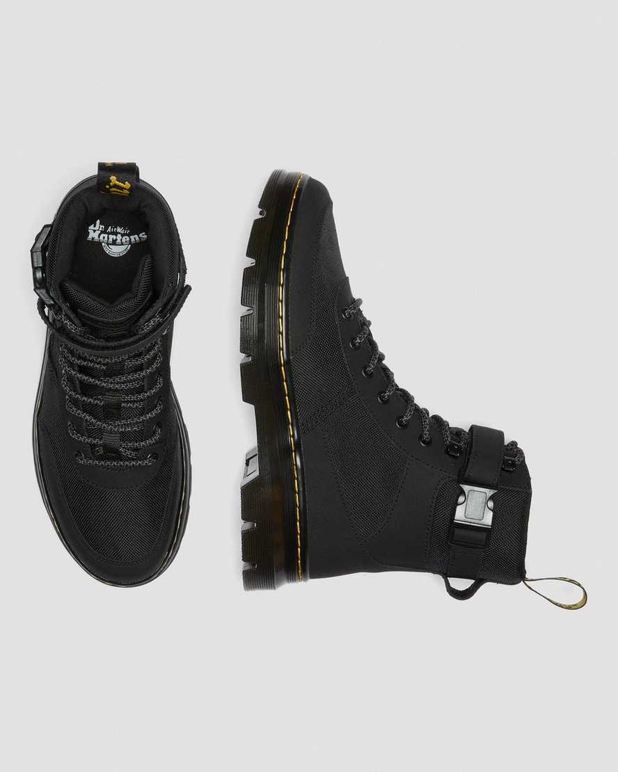 Černé pánské volnočasové boty dr. martens combs tech extra tough poly