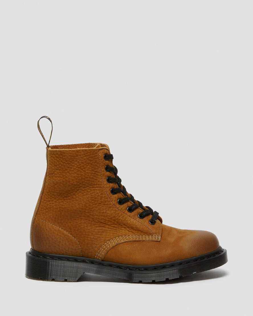 pánské boty dr. martens 1460 pascal made in england titan v hnědé barvě