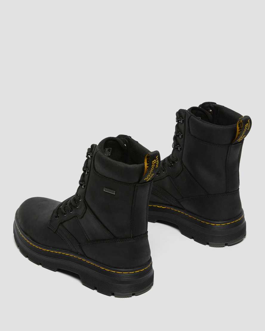 Černé pánské boty dr. martens iowa waterproof poly