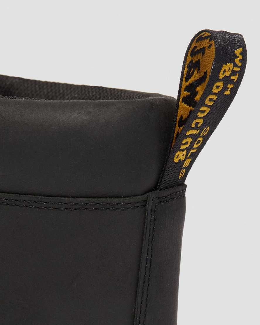 Černé pánské boty dr. martens iowa waterproof poly