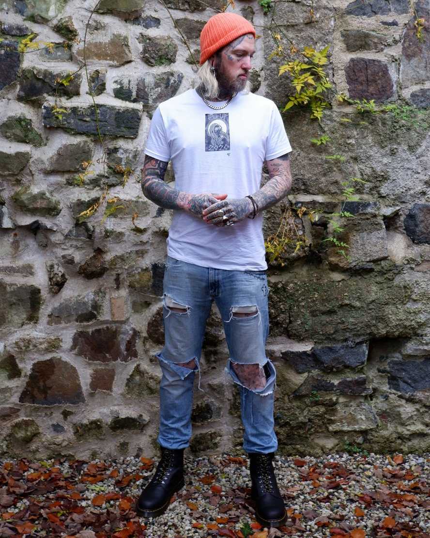 Černé pánské volnočasové boty dr. martens 1460 dms wintergrip fleece