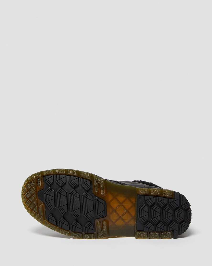 Černé pánské volnočasové boty dr. martens 1460 dms wintergrip fleece