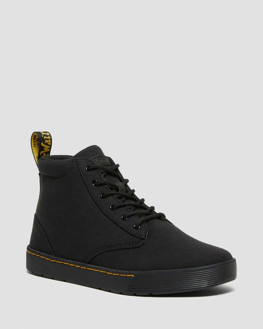 Černé pánské ležérní boty dr. martens cairo chukka