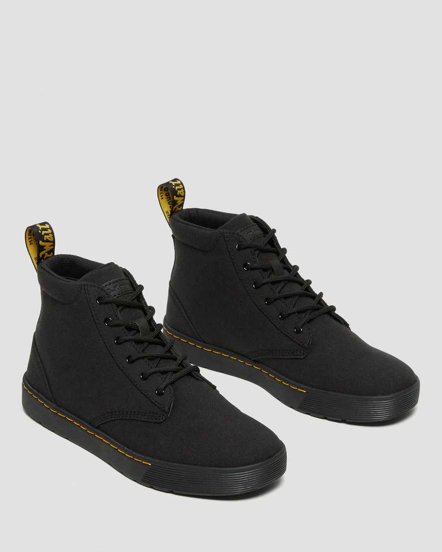 Černé pánské ležérní boty dr. martens cairo chukka