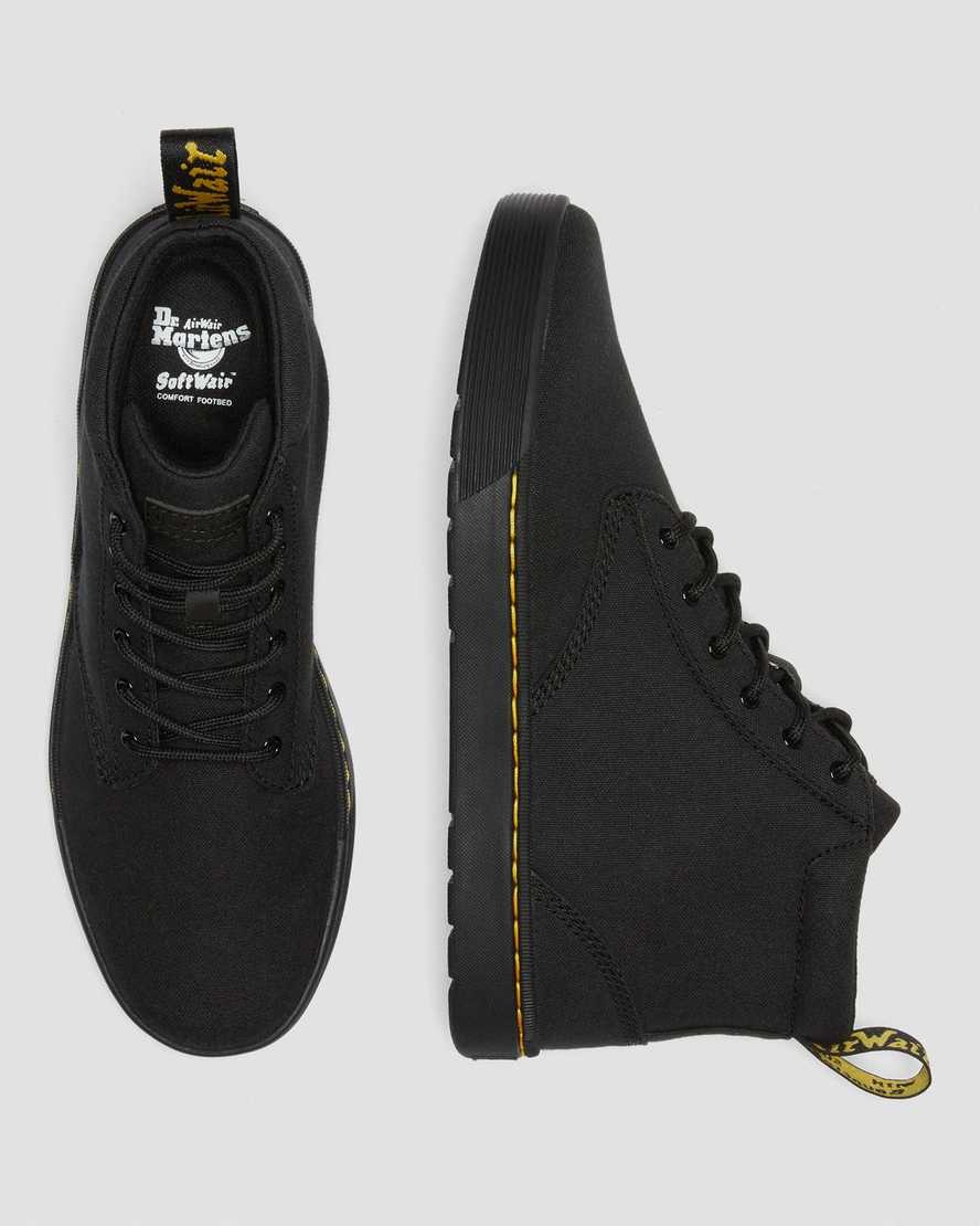 Černé pánské ležérní boty dr. martens cairo chukka