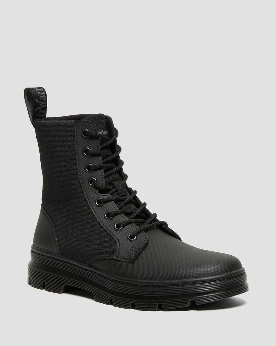 Černé pánské ležérní boty dr. martens combs ii poly