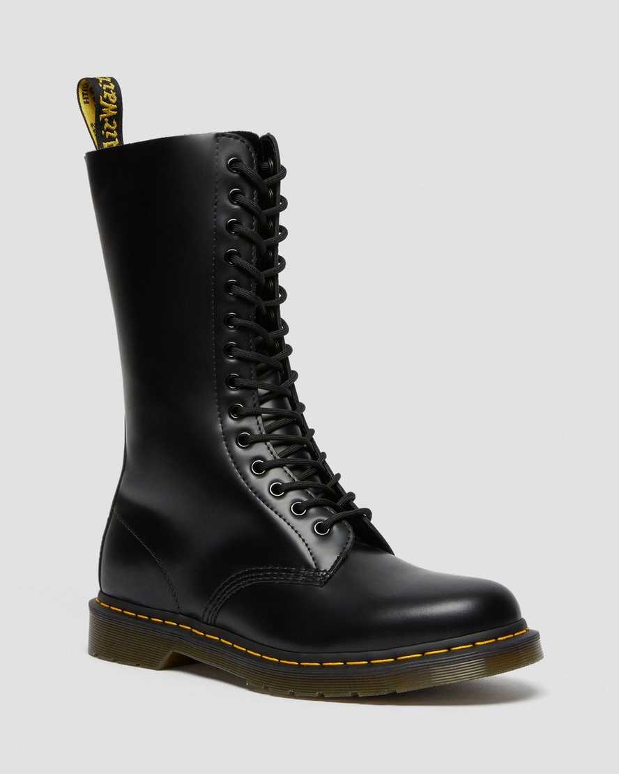 Černé pánské ležérní boty dr. martens 1914 smooth tall