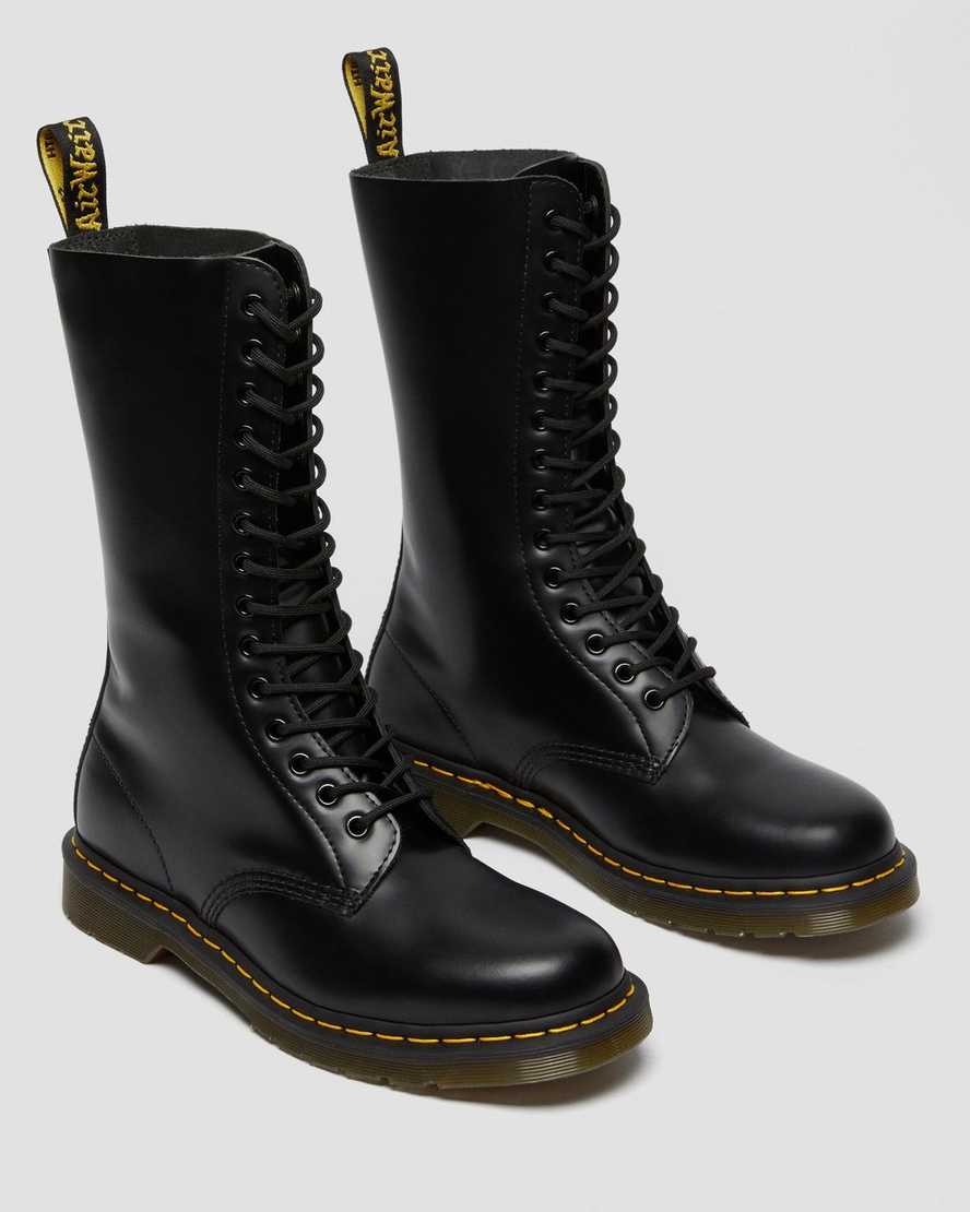 Černé pánské ležérní boty dr. martens 1914 smooth tall