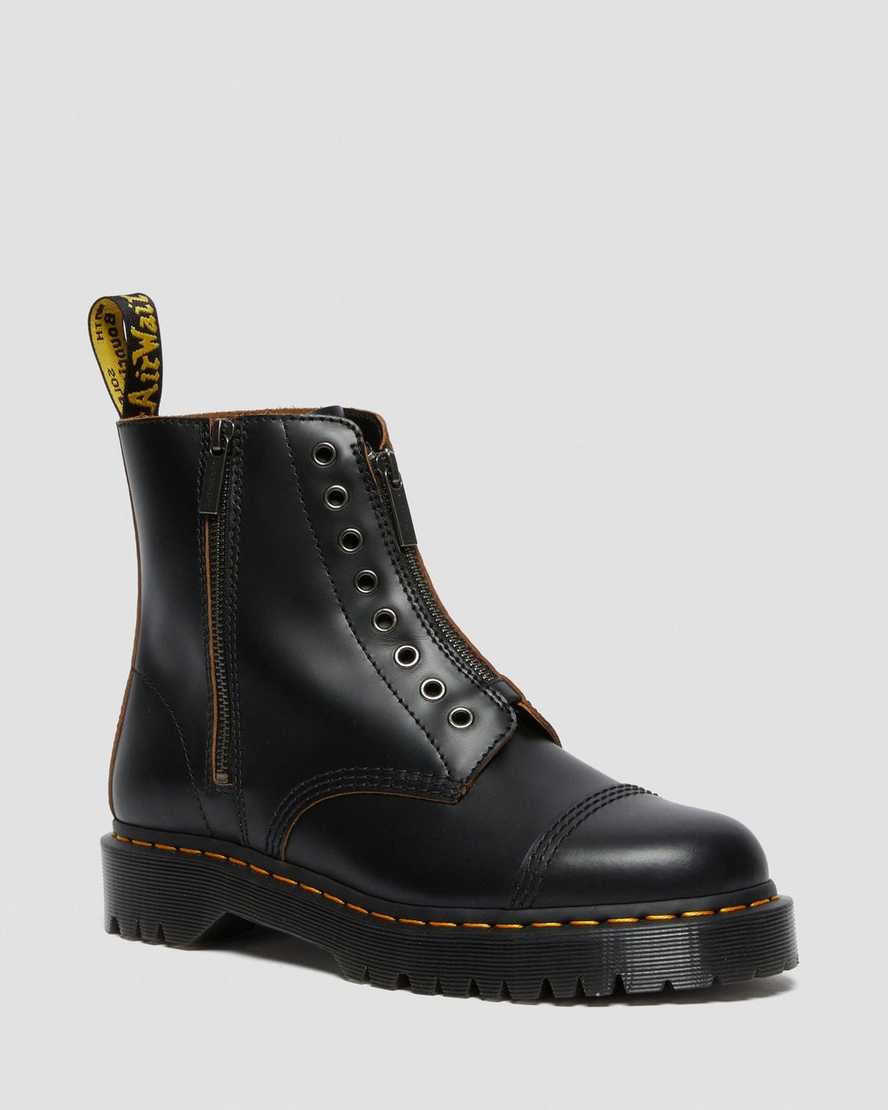 Černé pánské ležérní boty dr. martens 1460 laceless bex