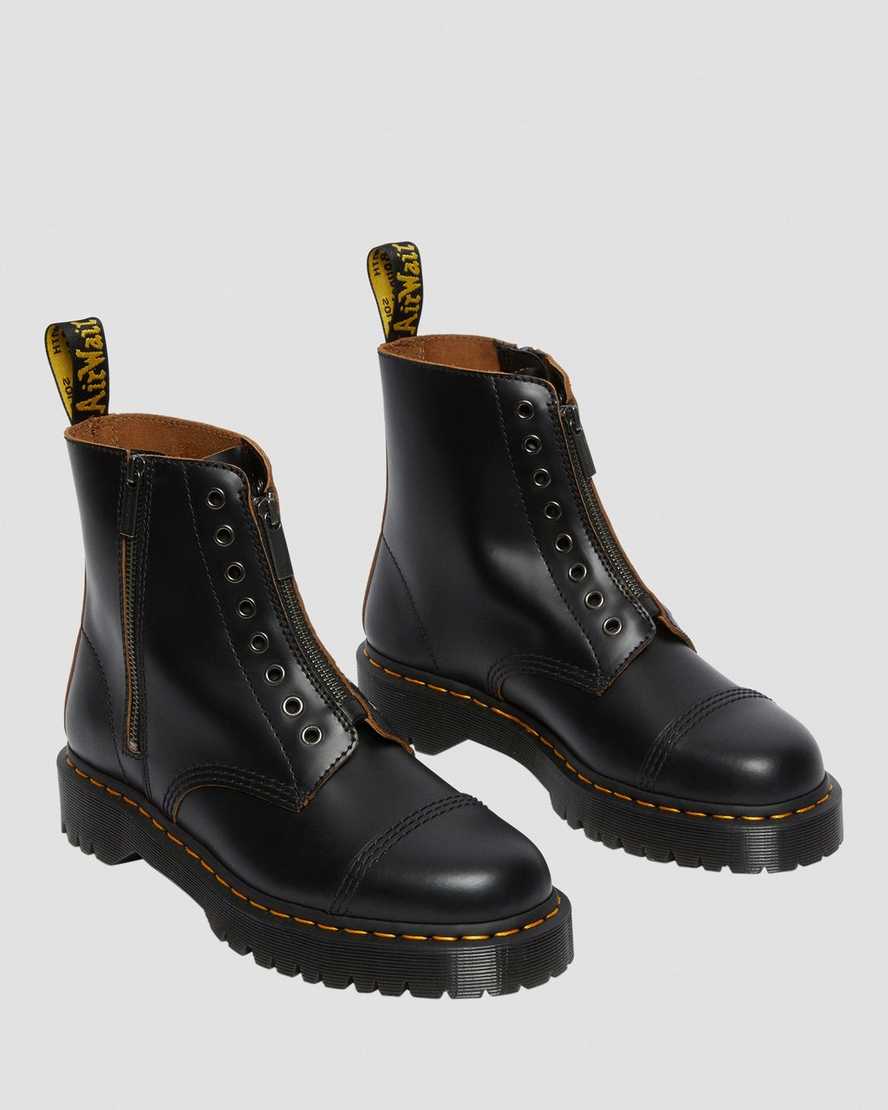 Černé pánské ležérní boty dr. martens 1460 laceless bex
