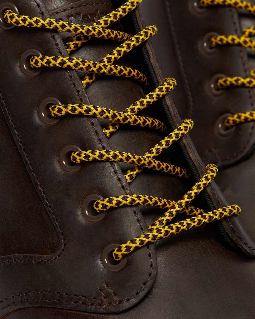 hnědé pánské volnočasové boty dr. martens bonny
