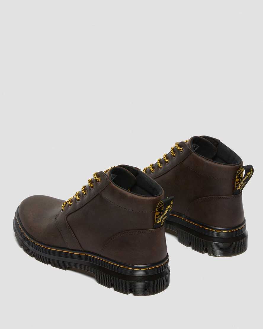 hnědé pánské volnočasové boty dr. martens bonny
