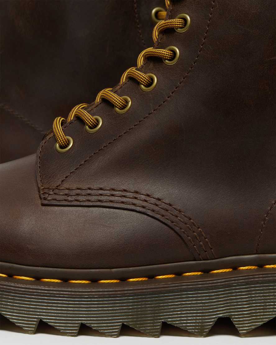 hnědé pánské volnočasové boty dr. martens 1460 pascal ziggy