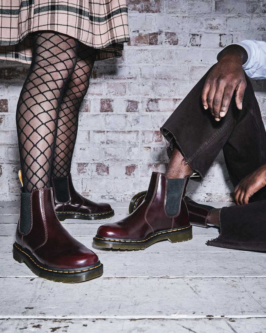 pánské boty dr. martens 2976 chelsea červené