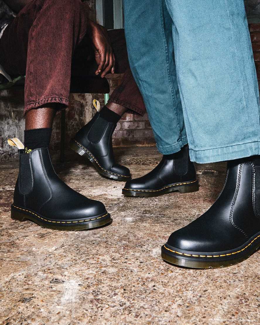 Černé pánské boty dr. martens 2976 felix chelsea