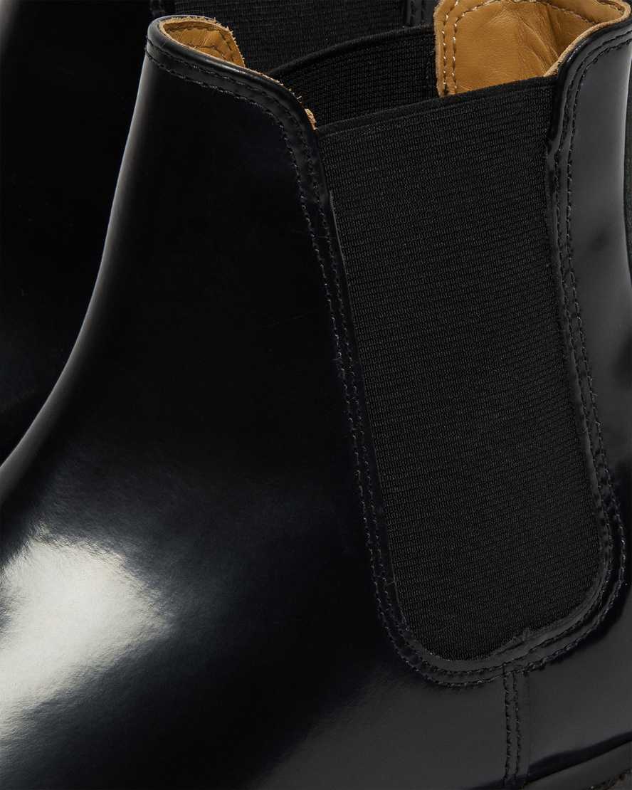 Černé pánské boty dr. martens graeme ii smooth chelsea